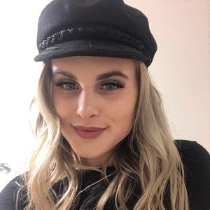 Brand New Greek Fisherman’s Wool Cap, Black Felt, Size 7